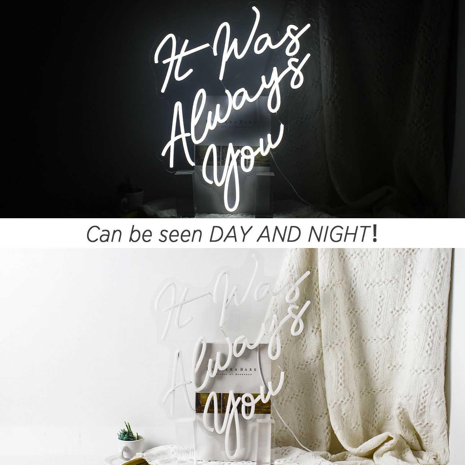 It has always been your LED neon lights wedding neon lights USB power supply for walls birthdays parties aesthetics room decoration LED neon lights X2