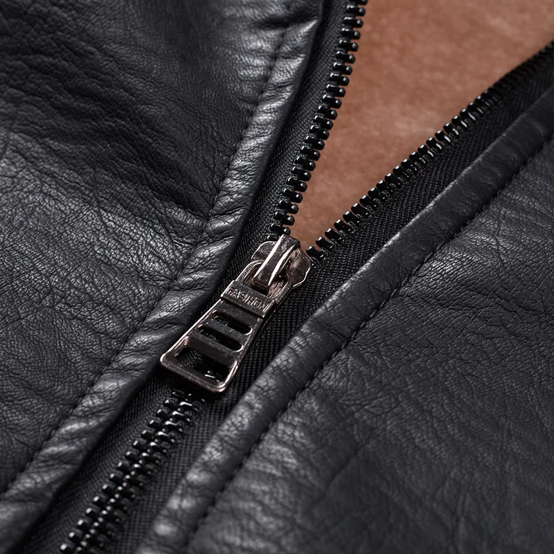 Autumn Winter Leather Jacket Men Fashion Trend Casual Male Trench Coat Plus Velvet Versatile Top Clothing PU Locomotive Clothes 241209