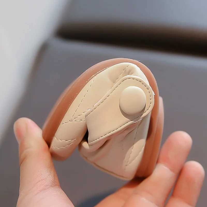 New Kids PU Leather Shoes Girls Princess Shoes Breathable Flats Mary Janes White Brown Children Baby Toddler First Walkers ShoesXJ241209