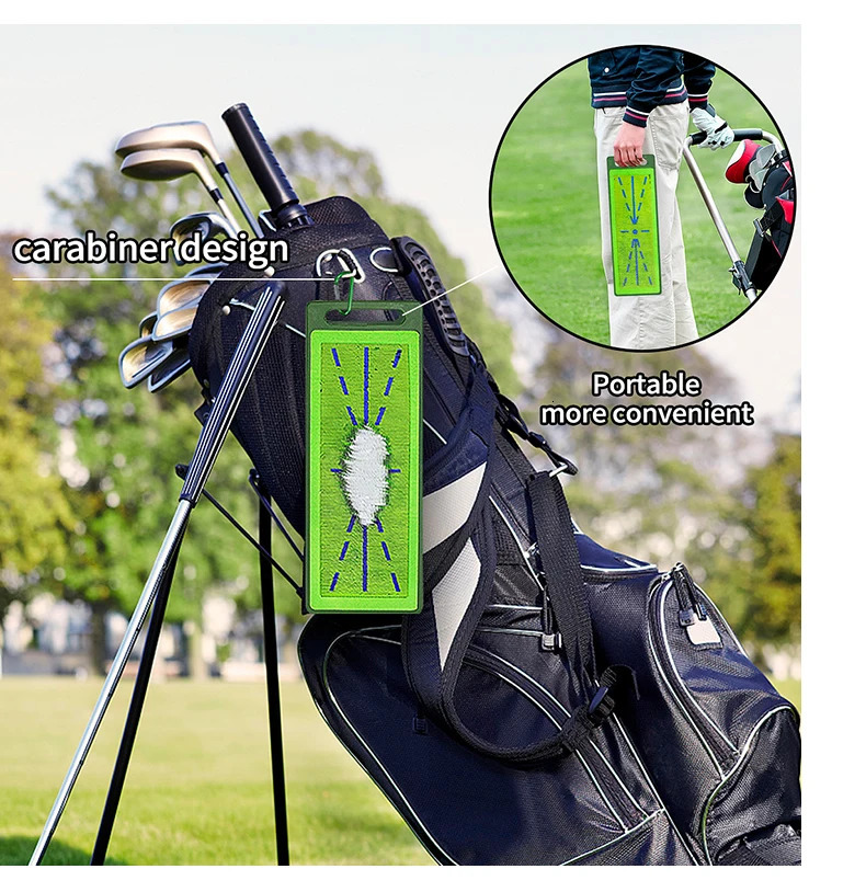 Golf Divot BoardLow Point and Swing Path TrainerGolf Swing Trace PadAnytime AnywhereSee Your Swing Path 1PC 241211