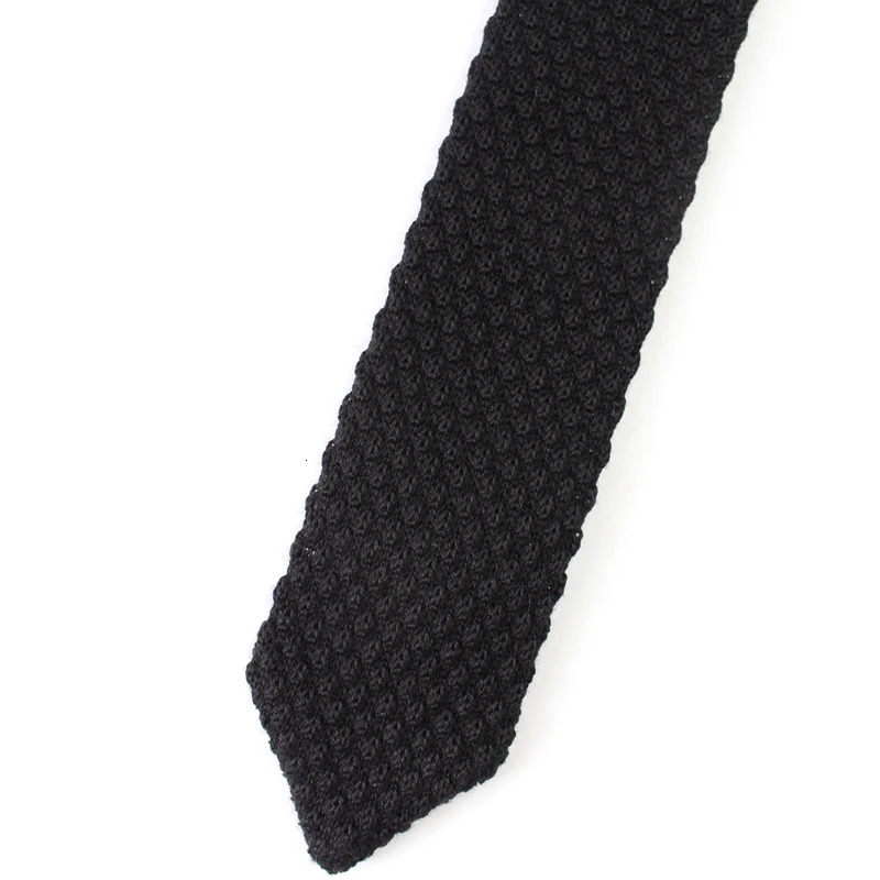 Fashion Solid Color Neckties For Men Women Casual Knitted Neck Ties 7cm Width Brown Orange Tie Daily Wear JK Accessories Cravat 241211