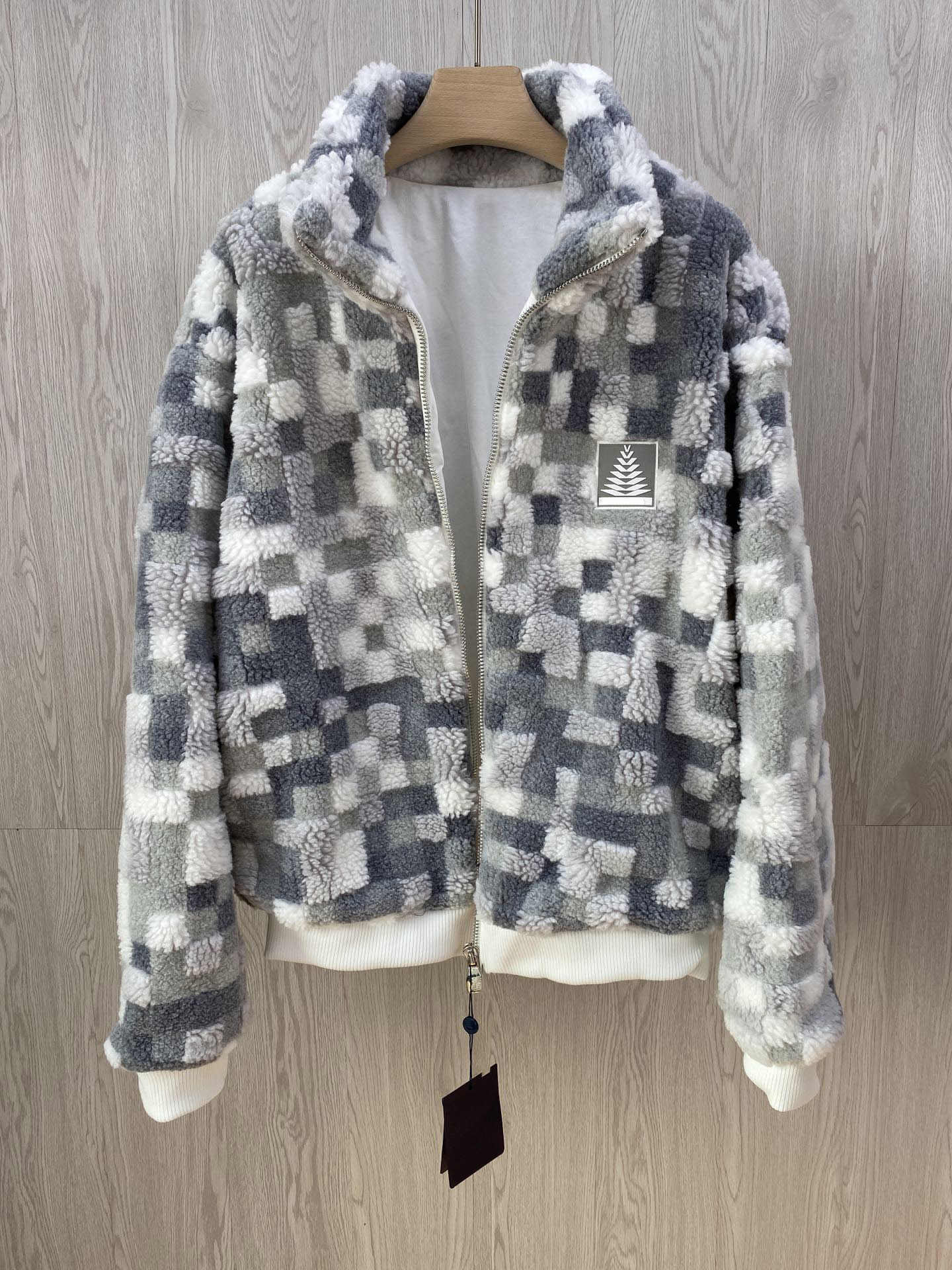 Winter highend brand mens jacket high quality fleece material US size fashion coat luxurious designer jacket