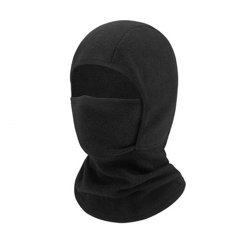Winter Fleece Kids Balaclava Hat Outdoor Warm Full Face Mask Cover Cycling Ski Beanies Cold-Proof Ear Protection CapsXJ241210