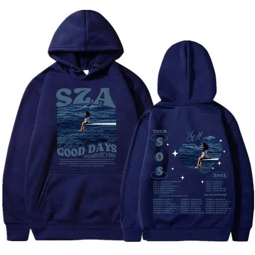 SZA SOS Good Days Printed Hoodies Mens Hoodies Street Clothing Hoodies Sportswear Pulleys Harajuku Unisex Tracksuits Clothing W241210