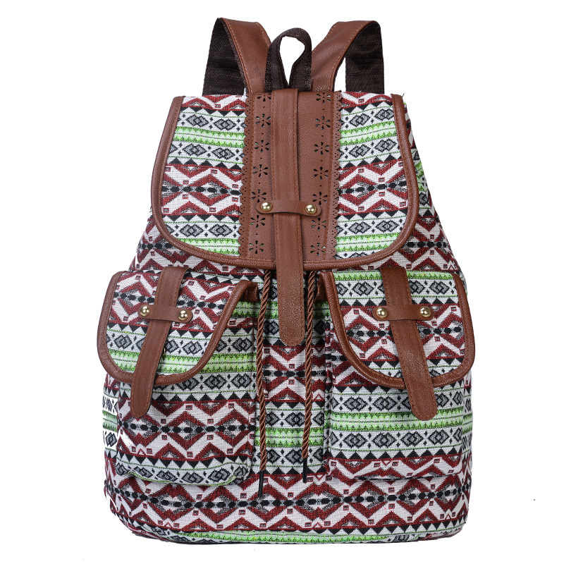 New Exotic Backpack New Trend Large Capacity Casual Fashion Personalized Drawstring Women's Bag