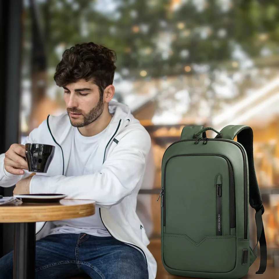 Heroic Knight Backpack for Men Business Slim Backpack Tablet Light Weight Travel Backpack 1415.617Laptop Bag for Work College Y250630