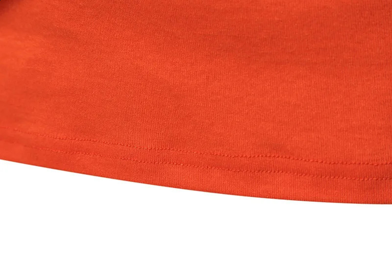 Mens Orange Turtleneck Sweater Autumn Winter Long Sleeve Slimming Basic Top Casual Warm Lightweight Underwear Puller 241205