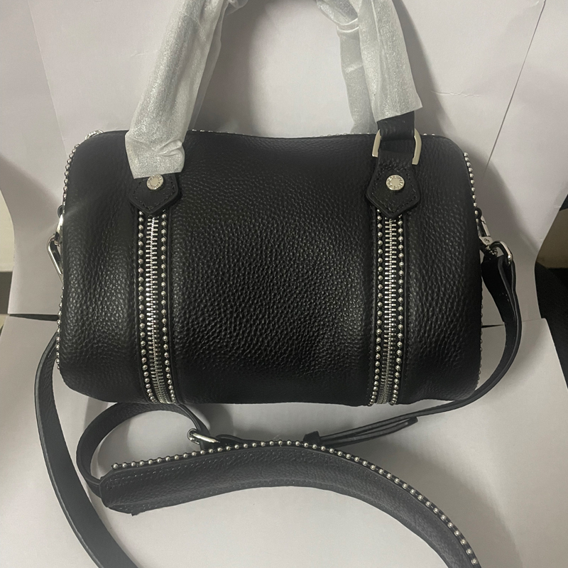 Women's Bags Genuine Leather Women Niche Brand Design New High Quality Fashion Handbag Light Casual Boston Mini Wrist Bag