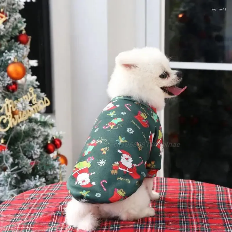 Dog Apparel XS-3XL Christmas Clothes Winter Pet Clothing Sweater For Small Large Cat Puppy Costume Chihuahua Yorkies Shirts HF54