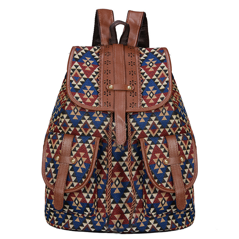 New Exotic Backpack New Trend Large Capacity Casual Fashion Personalized Drawstring Women's Bag