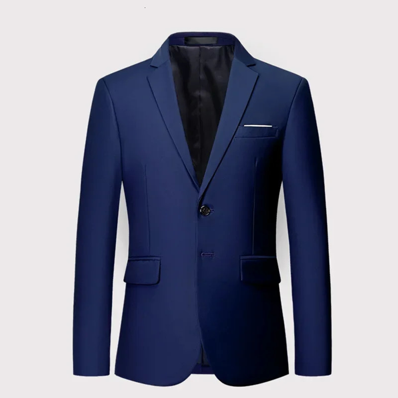 Mens Stylish Colorful Slim Fit Casual Blazer Jacket Green Purple Black Yellow Wedding Prom Formal Suit Coats For Men 241211
