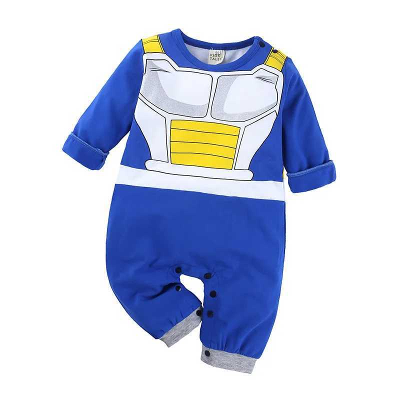 Baby boy clothing cotton jumpsuit short sleeved/long sleeved jumpsuit baby children Onesie role-playing summer clothing M241211