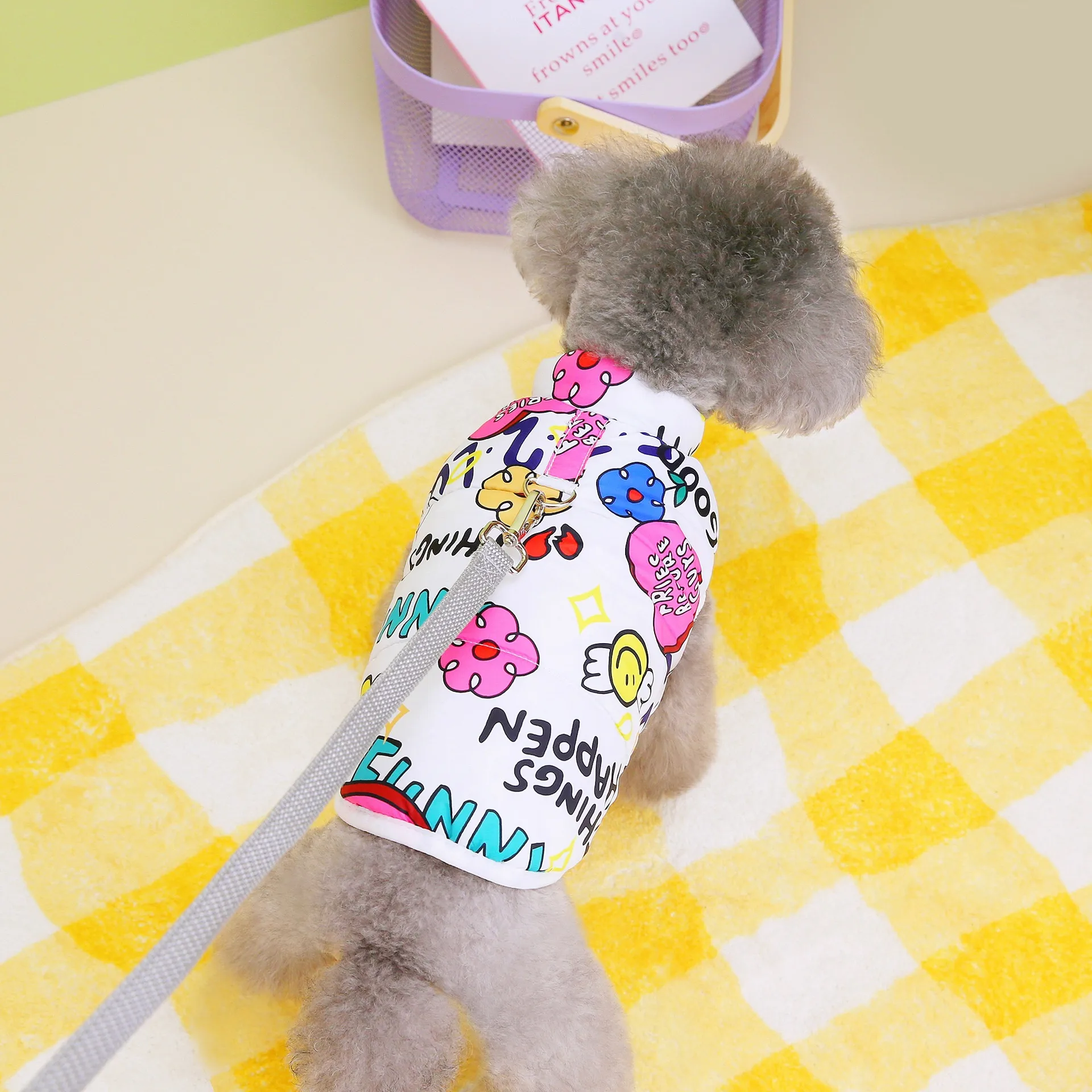Comfortable Pet Apparel Collection - Cozy Cotton Vests for Dogs in Various Colors HF31