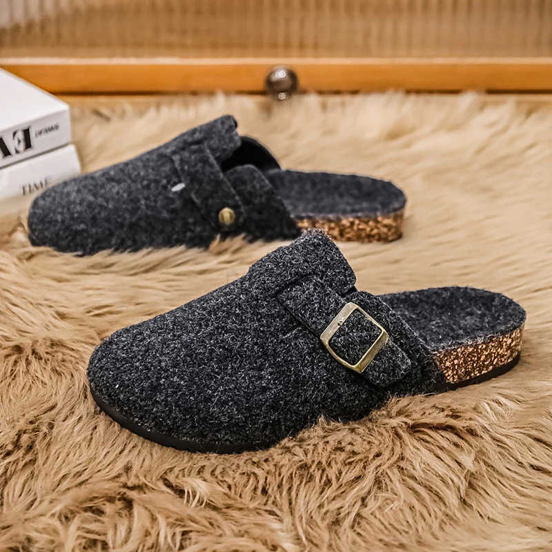 Mens Wens Plush-Li Slippers Winter Warmth for Indoor Outdoor Perfect for Couples! Z241211