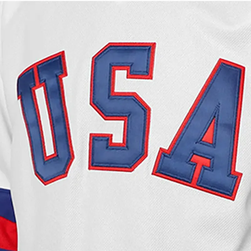 #17 21 30 Men's Retro 1980 USA Ice Hockey Jerseys Stitched In Stock Fast Shipping Loose Fit V-Neck Hockey Jersey for Daily Casual&Sports Wear