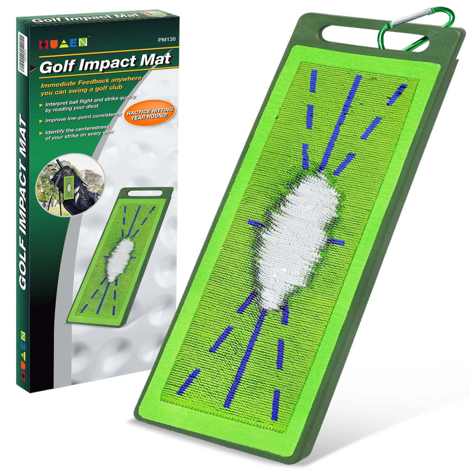 Golf Divot BoardLow Point and Swing Path TrainerGolf Swing Trace PadAnytime AnywhereSee Your Swing Path 1PC 241211