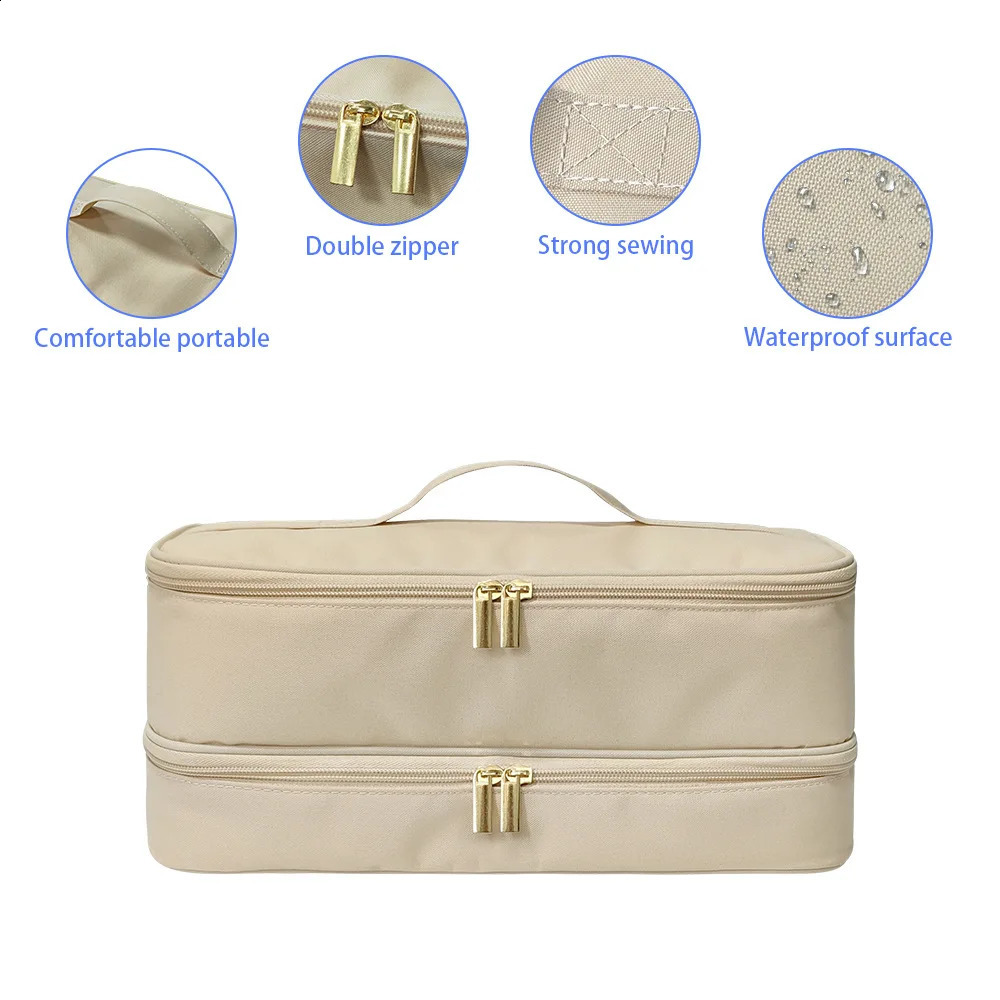 Hair Tools Travel Bag for Shark Flexstyle Carrying Case 2-Layer Storage Bag for Flat Curling Iron Dryer Styler Organizer 241210