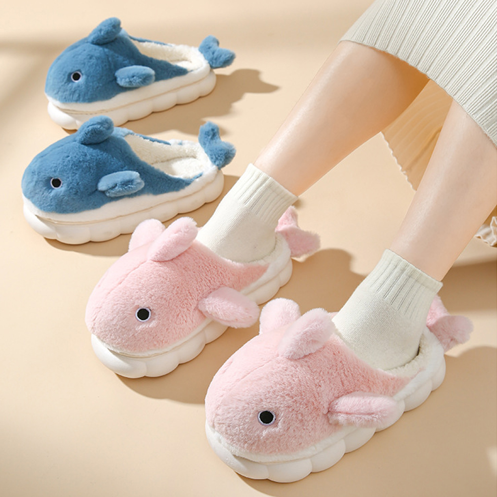 Winter woolen slippers woman Winter woolen flat bottomed womens shoes, man fashionable and warm mens slippers size 34-41-46 with box Color blocked man
