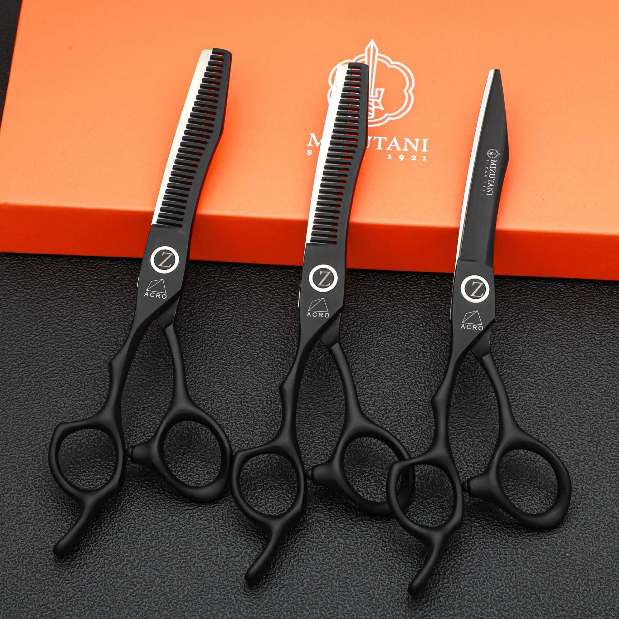 Lefty scissors 6-inch left hand scissors VG10 material left hair thin scissors professional hair salon scissors W241211