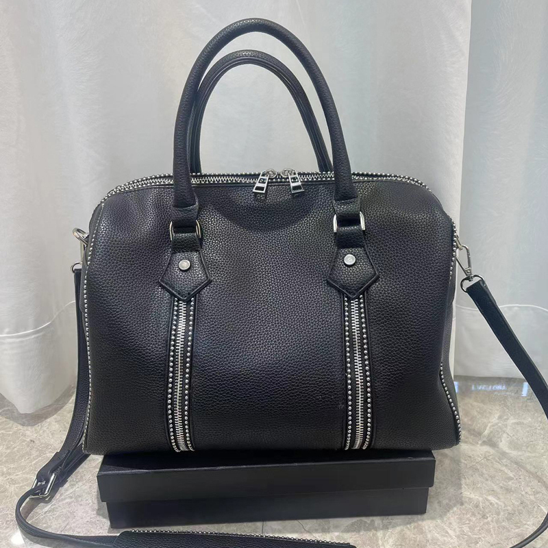 Women's Bags Genuine Leather Women Niche Brand Design New High Quality Fashion Handbag Light Casual Boston Mini Wrist Bag