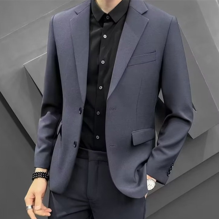 k1244 new men's suits, fashionable solid color small suits, men's jackets
