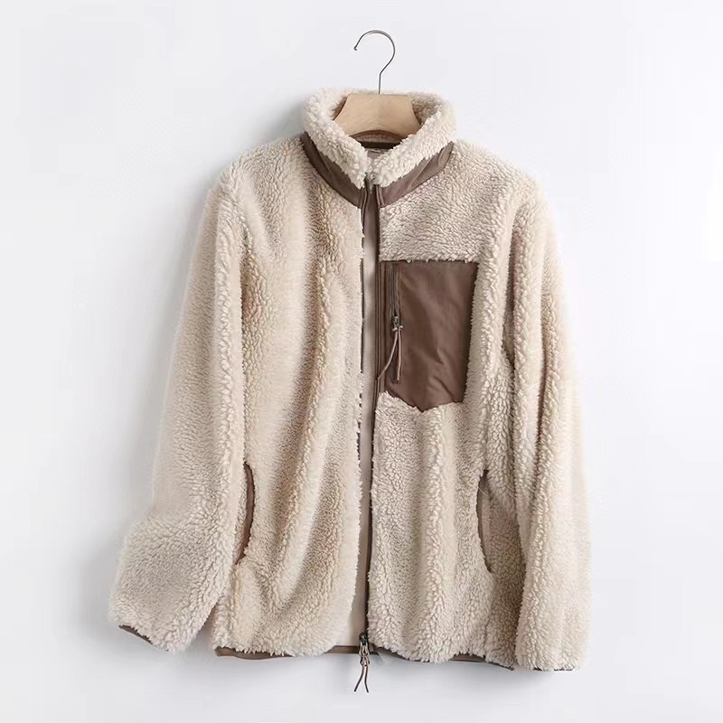 Womens Jackets Autumn and Winter Men womens Windproof Polar Fleece Jacket Warm Coat 231018