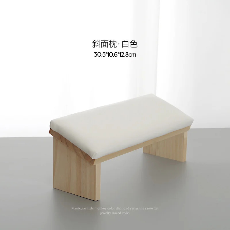 High quality pink wooden nail hand pillow tilted hand pillow cushion hand pillow support arm cushion art stand handmade production table 241209