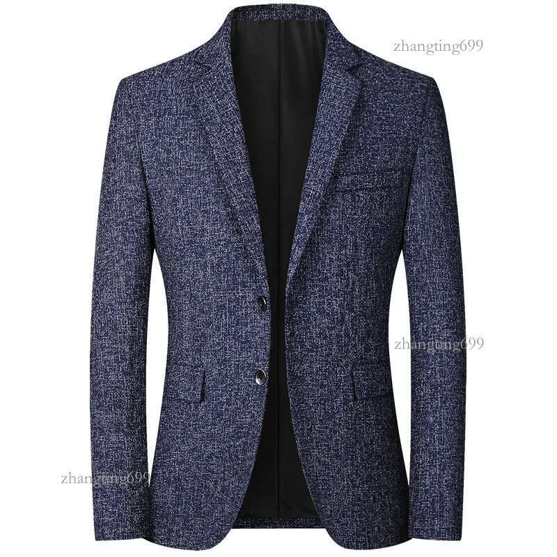 Men Casual Slim Fit Blazer Lightweight Notch Lapel Sport Coat Jacket Fall And Winter Men Wedding NightClub Bar Stage Banquet Party Suit