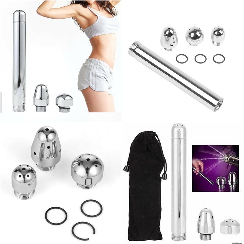 Bathroom Shower Heads 3 Style Head Enema Water Nozzles Bidet Faucets Rushed Anal Douche Vaginal Colon Clean Sprayer Tool Butt Plugs T Otebk 666 666