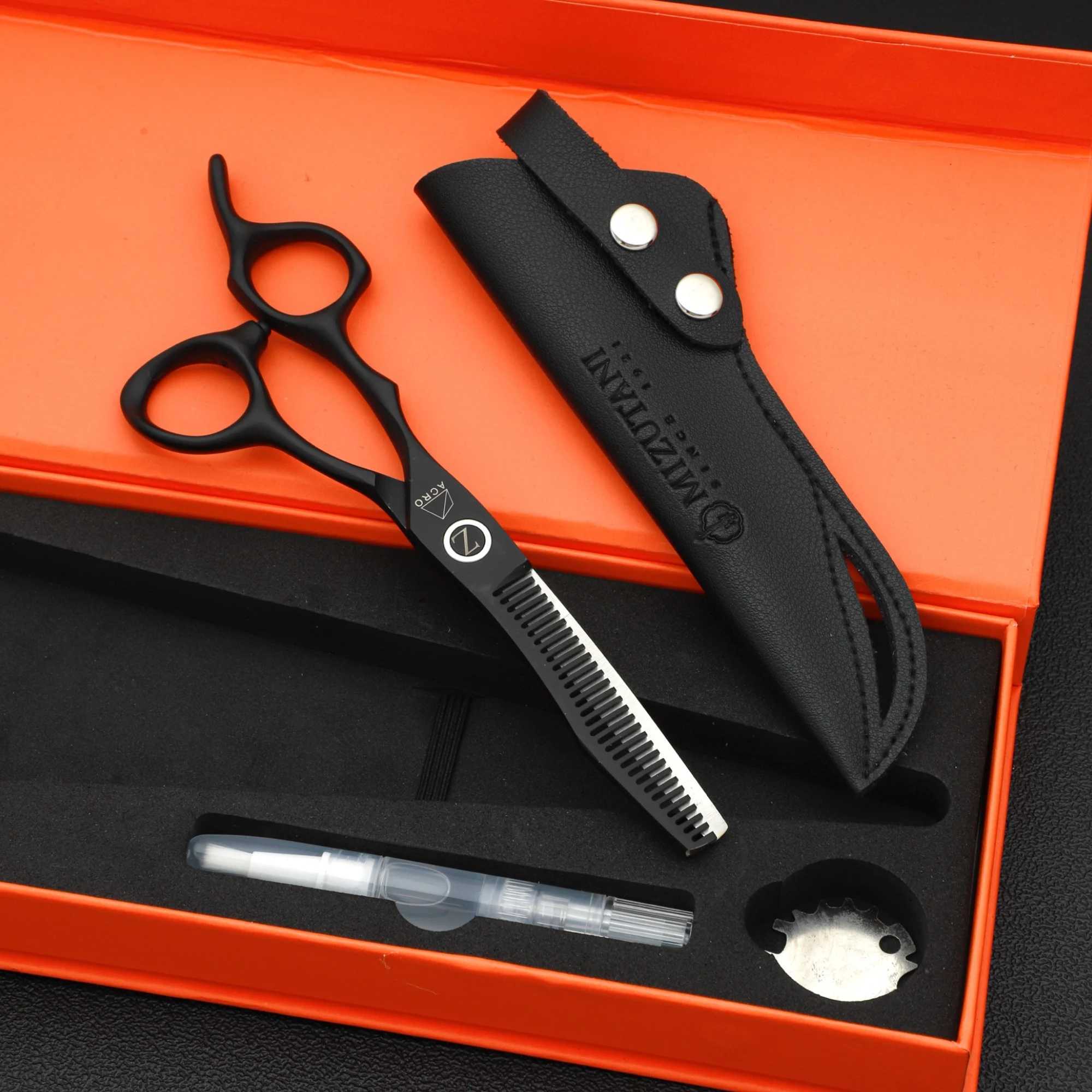 Lefty scissors 6-inch left hand scissors VG10 material left hair thin scissors professional hair salon scissors W241211