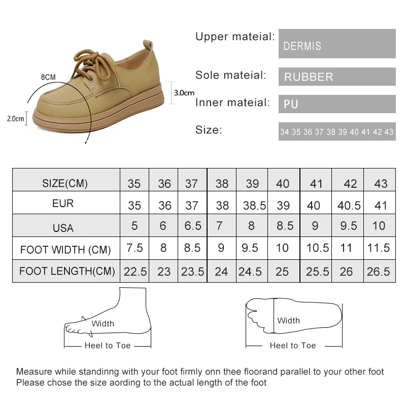 AIYUQI Women's Flats Shoes Genuine Leather Straps Student Shoes Women British Style Large Size Spring Shoes Women