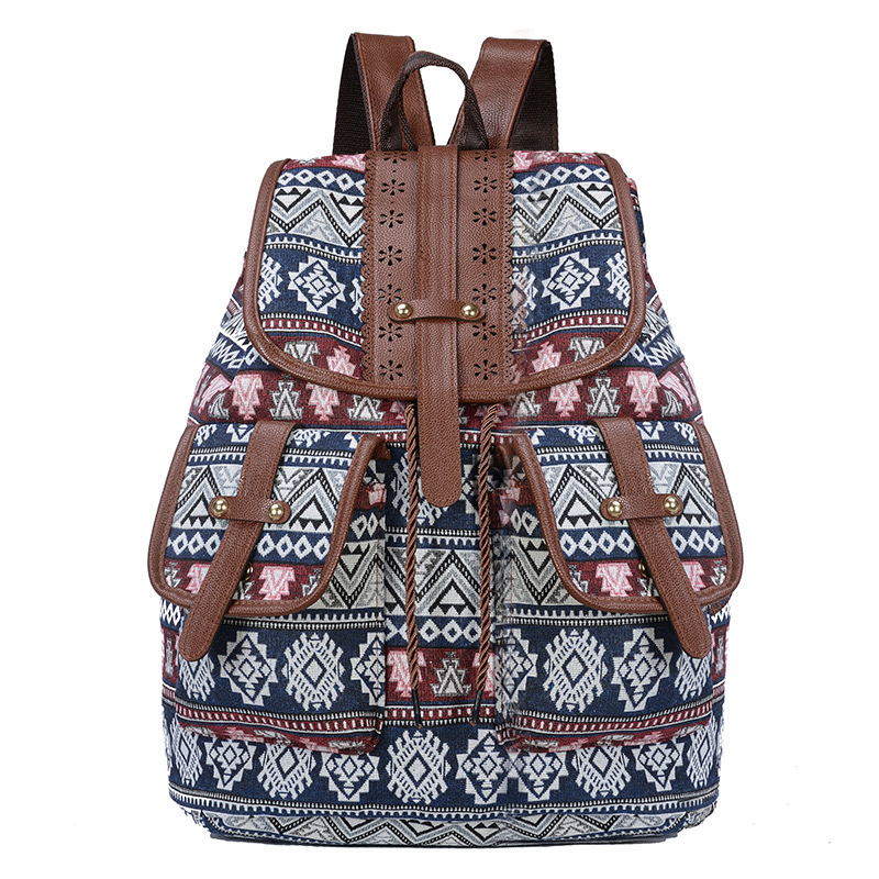 New Exotic Backpack New Trend Large Capacity Casual Fashion Personalized Drawstring Women's Bag