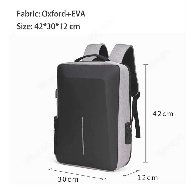 Laptop Backpack Anti-theft Waterproof School Backpacks with USB Charging Travel Laptop Bag Hard Shell Cputer Backpack 17 Inch Z241211