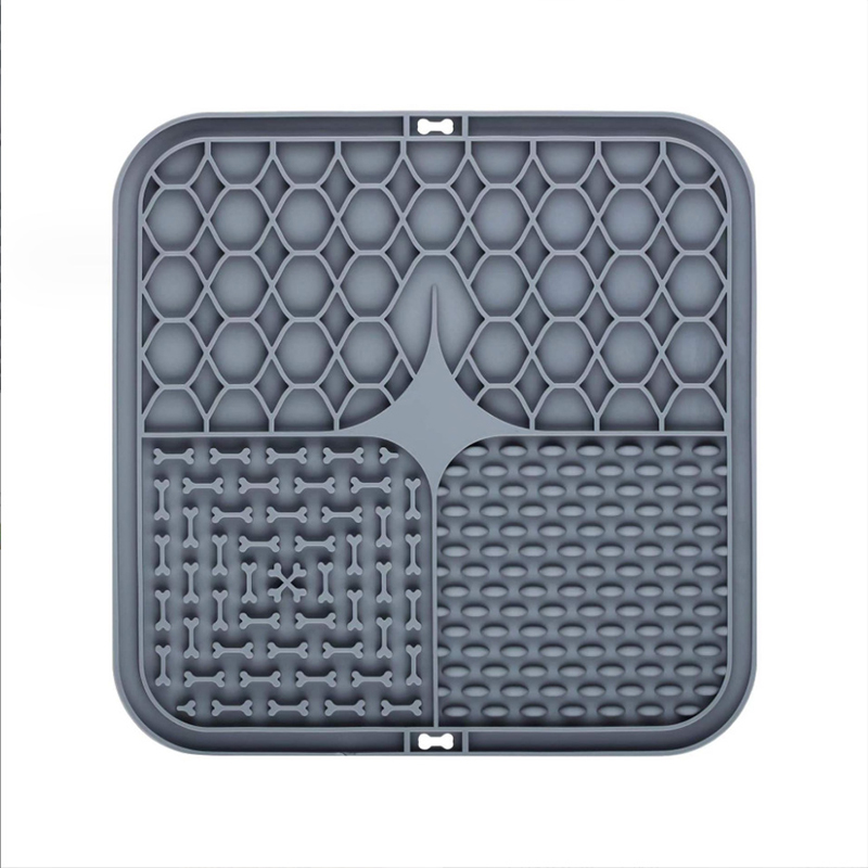 Pet Lick Silicone Mat Pet Slow Food Plate Dog Bathing Distraction Silicone Dog Sucker Food Training Dog Feeder Supplies for Dogs