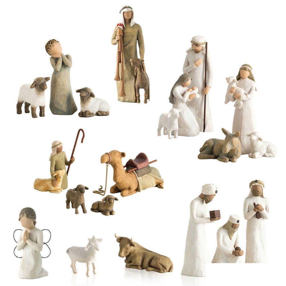 Novelty Items Willow Tree Nativity Figures Statue Hand Painted Decor Christmas Gift G230520 Drop Delivery Ot2Oi