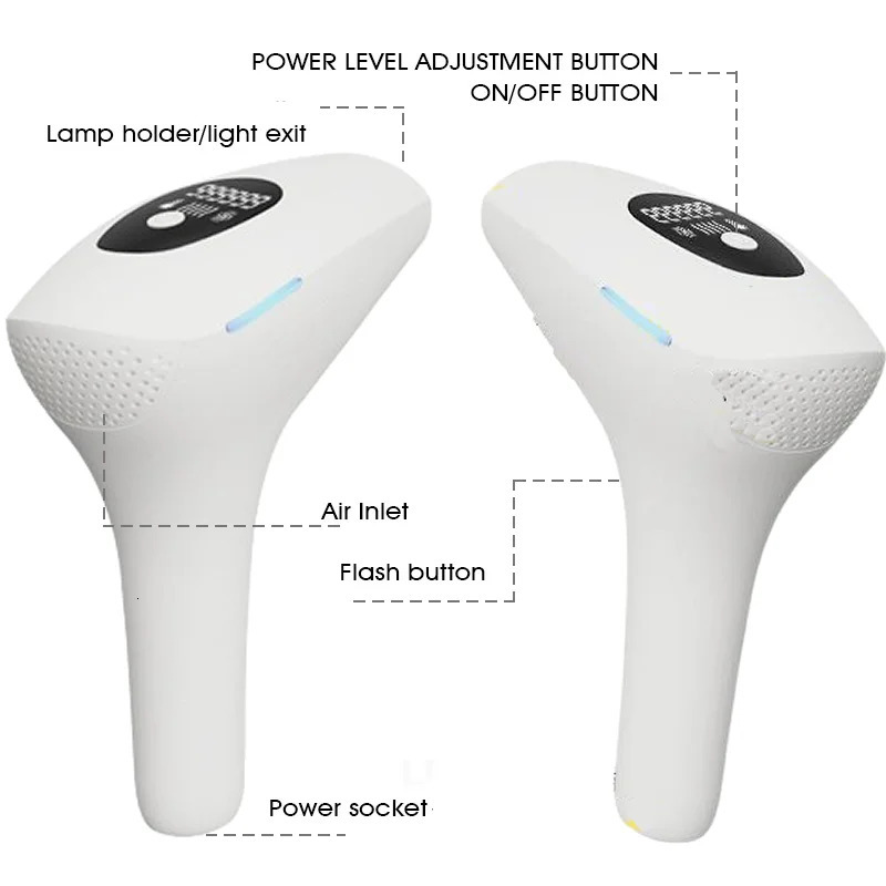 Women Laser Hair Removal IPL Epilator Female Pulsed Light Electric Depilatory Device For Facial Body Bikini 241211