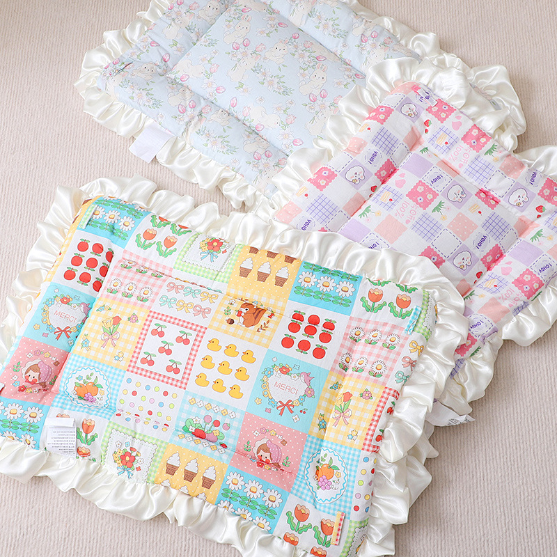 Update Autumn/Winter Four Seasons Universal Bixiong Nest - Cozy Pet Mat With Lace Pattern
