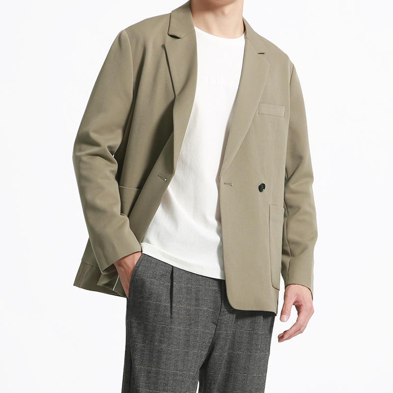 H550 Loose casual jacket top commuter light suit men business