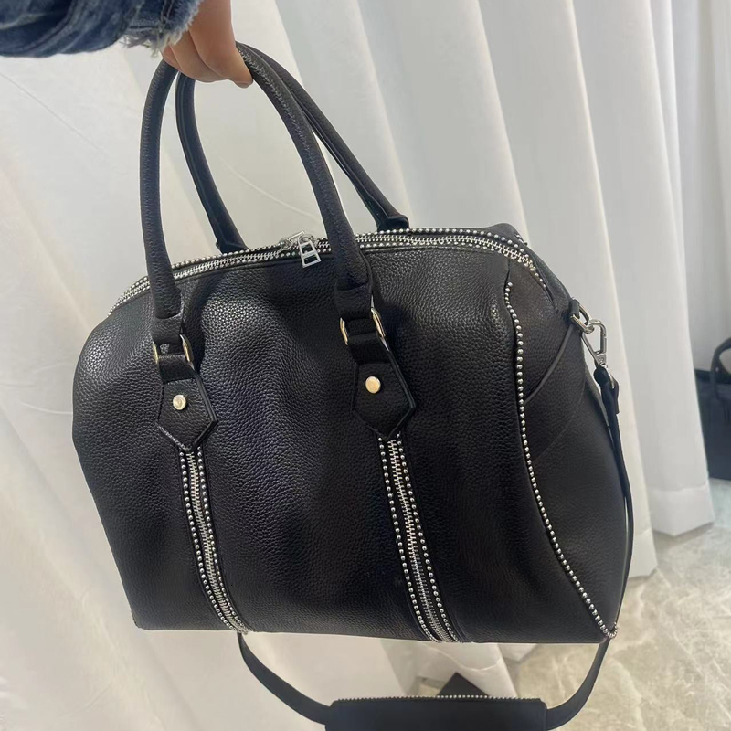 Women's Bags Genuine Leather Women Niche Brand Design New High Quality Fashion Handbag Light Casual Boston Mini Wrist Bag