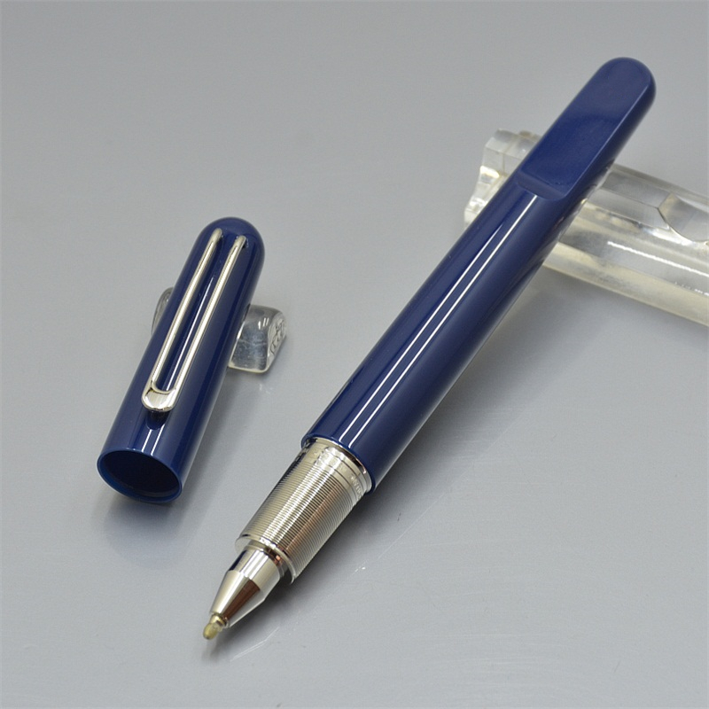 Promotion Black M Roller Ball Pen business office stationery Magnetic closing cap ball pens gift No Box