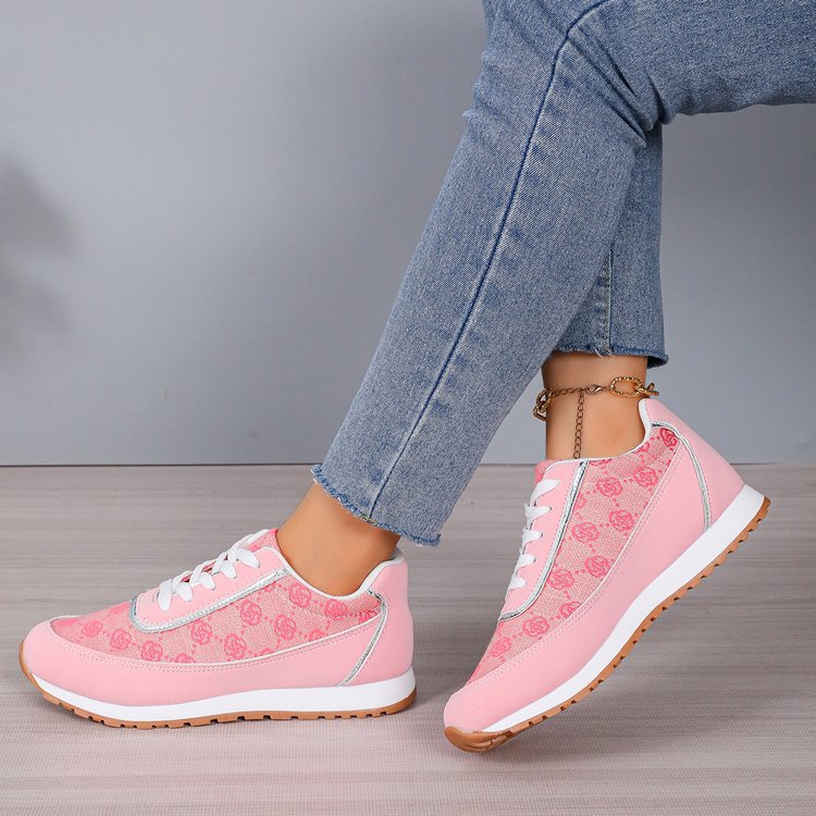 Custom pattern running sports shoes