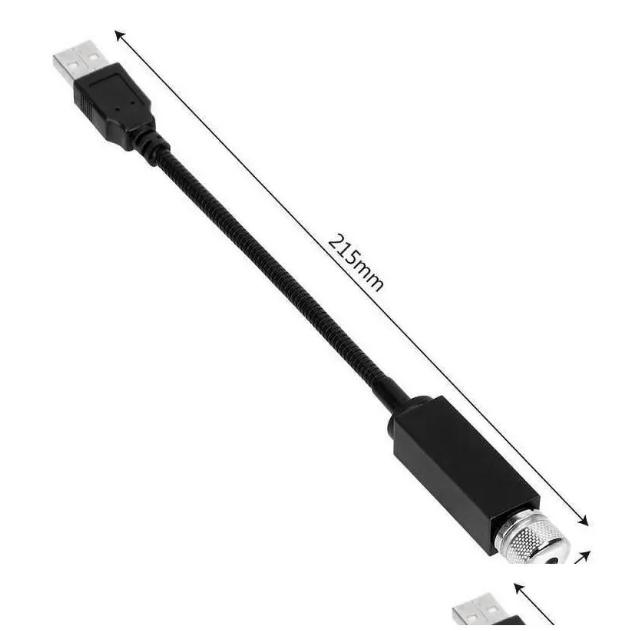 Parts Other Interior Accessories New Car Roof Star Light Led Starry Laser Atmosphere Ambient Projector Usb Decoration Night Home Decor G