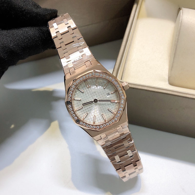 Women Watch Quartz Movement Designer Watches 33mm Ladies Wristwatches Waterproof Sapphire Classic Business Wristwatch Montre De Luxe Fashion Casual Bracelet
