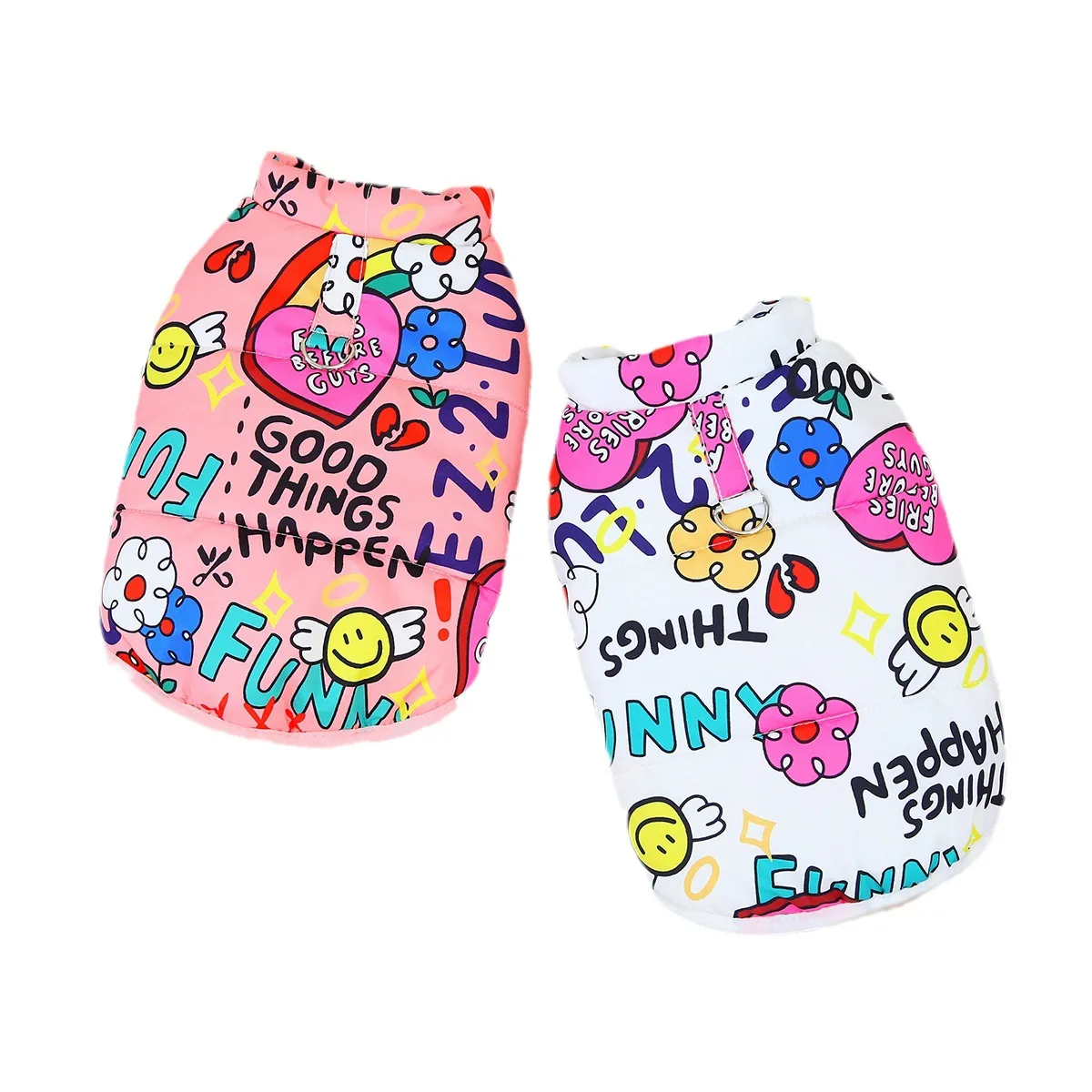 Comfortable Pet Apparel Collection - Cozy Cotton Vests for Dogs in Various Colors HF31