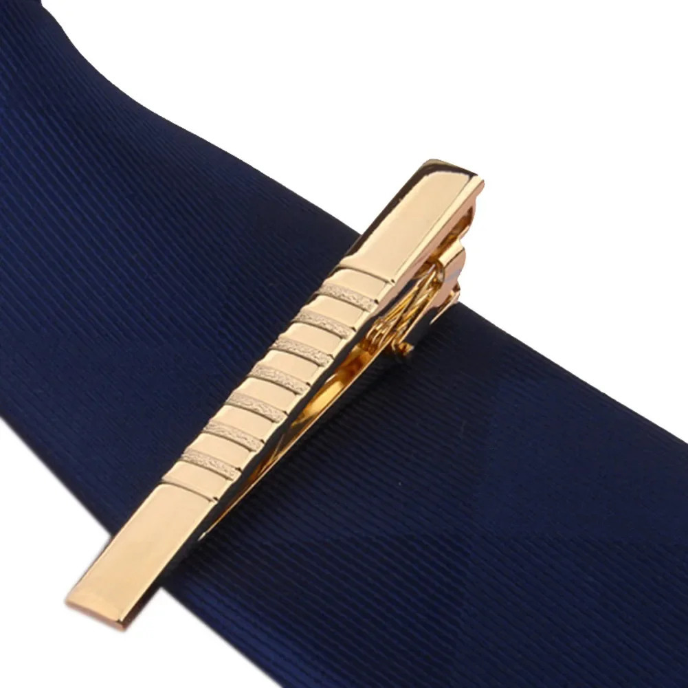 Fashion selling metal gold tie clip business formal wear groom wedding 241211