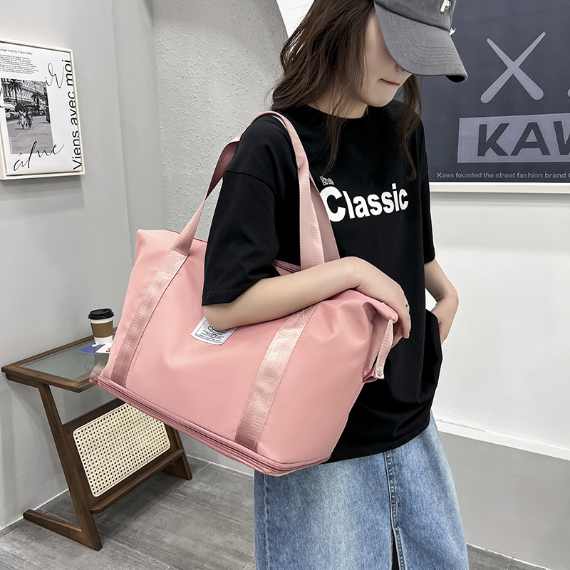 Duffel Bags Travel Bags Travel Handheld Large Capacity Bag Gym Bags Lightweight Business Trip Luggage Bags Sub Oxford Cloth Material Handbag Outdoor P
