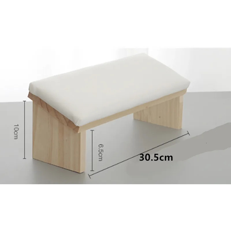 High quality pink wooden nail hand pillow tilted hand pillow cushion hand pillow support arm cushion art stand handmade production table 241209