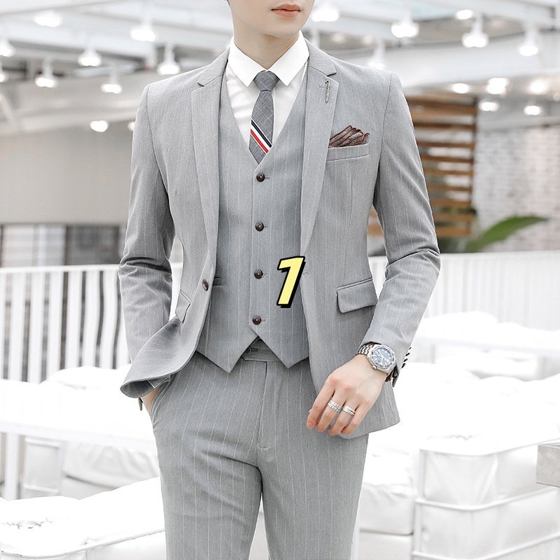 Autumn k1268 suit jacket men's suit business casual texture suit men's new dress banquet