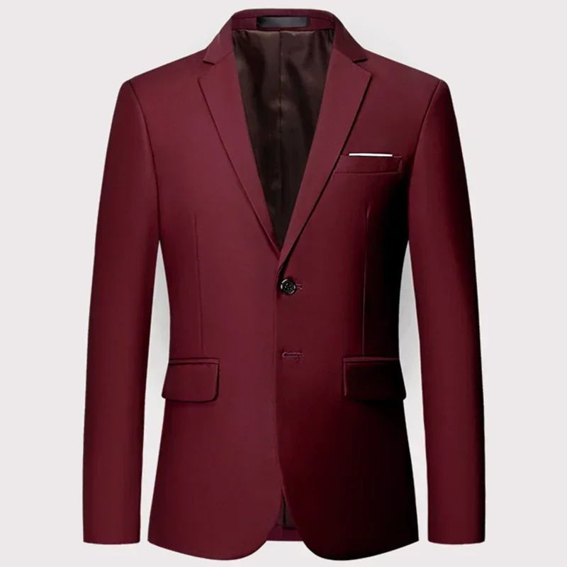 Mens Stylish Colorful Slim Fit Casual Blazer Jacket Green Purple Black Yellow Wedding Prom Formal Suit Coats For Men 241211