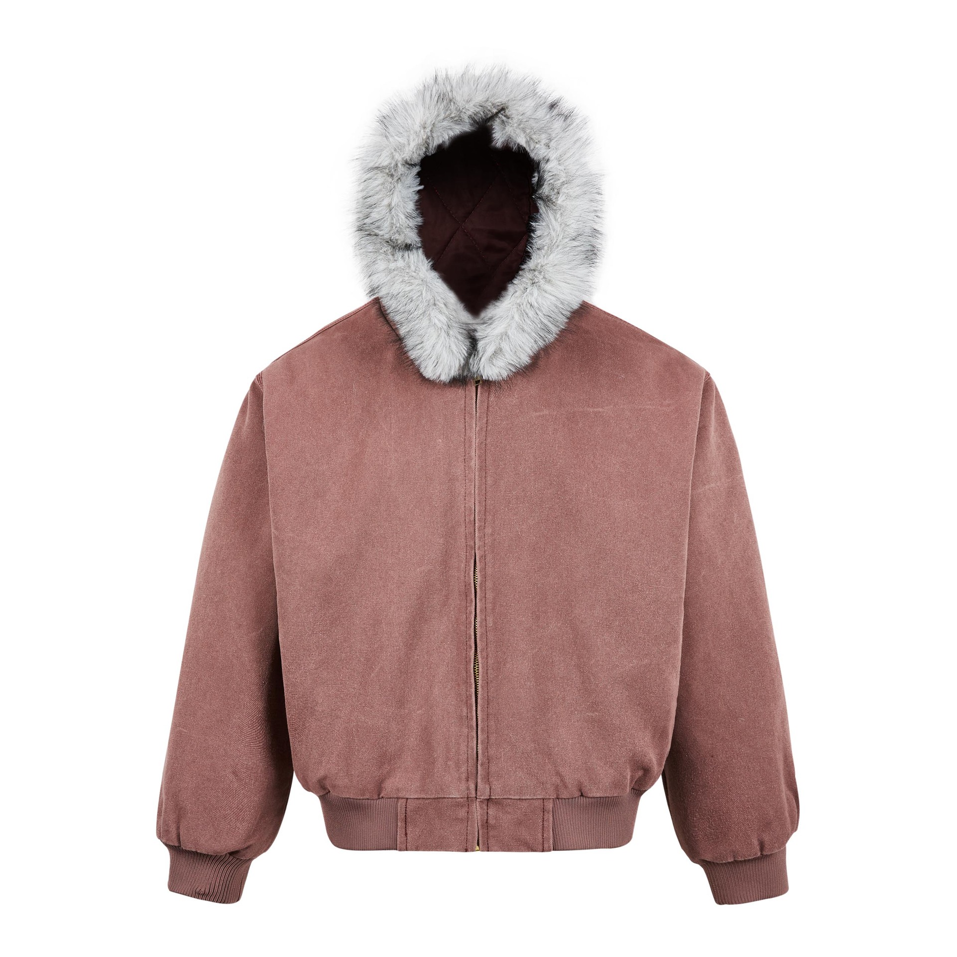 M12111 Men's autumn and winter cotton warm beaded canvas work jacket